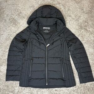 Michael Kors Women's Charcoal Puffer Coat